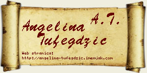 Angelina Tufegdžić vizit kartica